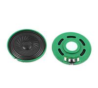 NEW LON0167 2 Pcs 0.25W 32 Ohm 40mm Ronde Intérieur Aimant Haut Parleur Electronique(2 Stück 0,25 Watt 32 Ohm 40 mn Runde Innen Magnet Elektronische Lautsprecher Lautsprecher, Multiple Colors