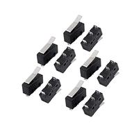 New Lon0167 AC250/125V 5A En vedette 3P Momentané efficacité fiable 18mm Bras Micro Interrupteur Noir KW12-12 10pcs(id:26b d2 ac 77b)
