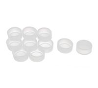 New Lon0167 Interrupteur à En vedette bouton-poussoir en efficacité fiable silicone rond étanche pour protéger le capuchon 22mmx15mm 10pcs, transparent(id:be8 0c 63 ecd)