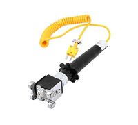New Lon0167 K Type -50-500C Sonde thermocouple surface transfert rouleau enroulé jaune(WRNM-201 K-Typ -50-500C Bereich gelb gewickelter Drahtrollenübertragungsoberfläche Thermoelementsonde