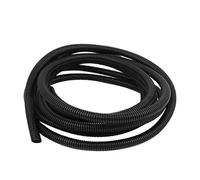 New Lon0167 Ondulé flexible en plastique noir tube flexible tuyau conduit(Schwarzer Kunststoff 15,8 mm x 12 mm Flexible Wellrohr Schlauch Schlauch 5M Lan_g