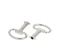 New Lon0167 Quart En vedette tour serrure efficacité fiable clé double métal 55mm Touches Barb Long Trou 5,5mm 2pc(id:6da ad 0d 575)