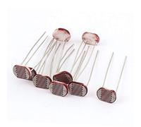 NEW LON0167 Résistance sensible à la lumière 10Mm de photo de photo de photorésistance d'optorésistance de 10 PCs(10 Pcs Photoresistor Optoresistor Photo Light Sensitive Resistor 10 Mm