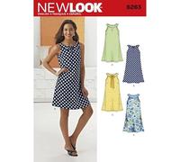 New Look 6263 Patron de Couture Facile de Robe pour Femme - 34-36-38-40-42 - Multicolore