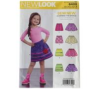 New Look 6409 Taille Un Motif Patron de Couture de Jupes, Multicolore