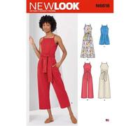 New Look 6616 Patron de couture pour robes, combinaisons A (36-38-40-42-44-46-48)
