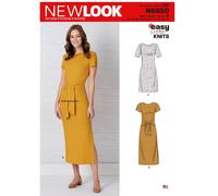 New Look 6650 Robe Femme Just 4 Knits Modèle Couture Tailles 10-22 Neuf