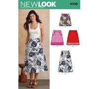 New Look NL6106 Patron de Couture Jupe 22 x 15 cm