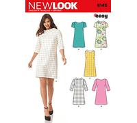 New Look NL6145 Patron de Couture Robe Droite 22 x 15 cm