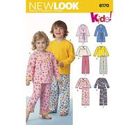 New Look NL6170 Patron de Couture Vêtements de Nuit pour Enfants 22 x 15 cm