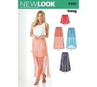 New Look NL6350 Patron de Jupe/Short/Pantalon 22 x 15 cm