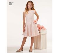 New Look NL6360 Patron de Robe Fillette 22 x 15 cm