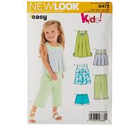 New Look NL6473 Patron de Couture Ensemble Fille 22 x 15 cm