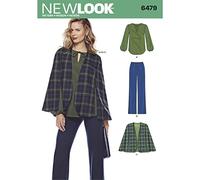 New Look NL6479 Patron Ensemble dame Papier, Blanc, 22 x 15 x 1 cm