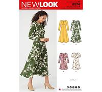 New Look NL6574 Patron de couture Paper, Blanc, 34 à 46