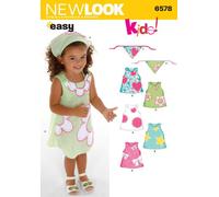 New Look NL6578 Patron de Couture Robe et Bandana 22 x 15 cm