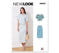 New Look NL6697 Patron de Couture, Blanc, 34-46