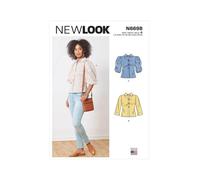 New Look NL6698 Patron de Couture, Blanc, 34-46