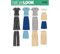 New Look NL6730 Patron de Couture Jupe + Pantalon + T-Shirt 22 x 15 cm