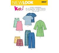 New Look NL6847 Patron de Couture Ensemble de Nuit + Pyjama + Peignoir 22 x 15 cm