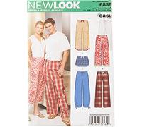 New Look NL6859 Patron de Couture Pantalon + Pantacourt + Short 22 x 15 cm