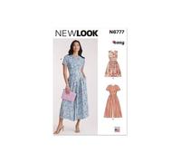 NEW LOOK Paper Pattern UN6777A Robe et combinaison pour femme A (36-38-40-42-44-46-48)