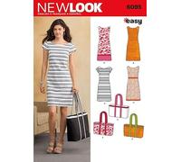 New Look Patron de couture facile 6095 pour robes et sacs ajustés