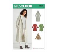 New Look Patron de Couture, Paper, Blanc, de 32 à 50 (XS à XL) UN6585A