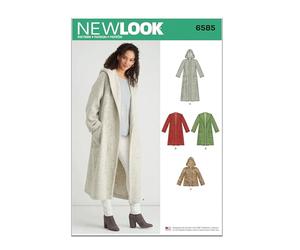 New Look Patron de Couture, Paper, Blanc, de 32 à 50 (XS à XL) UN6585A