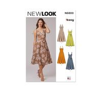 New Look Patron de couture UN6800A Robes pour femme 36-38-40-42-44-46