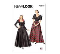 New Look Patron de couture UN6807A Robes de soirée pour femme A (36-38-40-42-44-46)