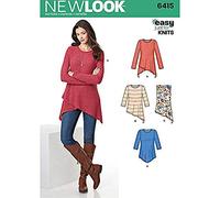New Look Patterns Robes Tuniques en Tricot Taille : A (/), 6415