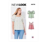 New Look – Patron de couture Hauts boutonnés pour femme UN6719A – Tailles 36-46