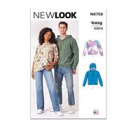 NEW LOOK UN6759A Sweatshirts pour homme et femme A (S-M-L-XL-XXL)