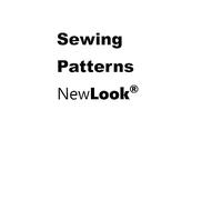 New Look UN6763A Patron de couture facile à coudre pour robe sans manches pour enfant, code design N6763, tailles 3-4-5-6-7-8