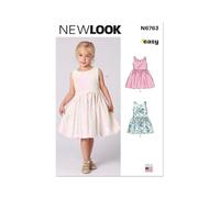 New Look Patron 6763 – Robe enfant du 3 à 8 ans