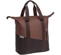 New Looxs Oslo Kota - Sacoche de vélo Shopper - Sac à main - Polyester recyclé - Sac de vélo pour porte-bagages - Sacoche latérale pour vélo avec bandoulière - Convient aux vélos électriques - Rouge