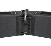 Sacoche velo porte bagage a pont newlooxs varo double pannier mik gris - 40 litres -