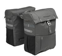 New Looxs Vigo Racktime Double Sacoche de vélo Unisexe, Gris, 37 l