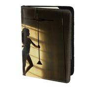 New Love Gymnastics Print Portefeuille de voyage pour passeport Étui en cuir pour la famille Housse de passeport pour homme femme, noir, One Size