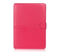 New MacBook 12 Pouce Housse, SATURCASE PU Cuir Folio Magnétique Bouton Fermeture Protecteur Sleeve Coque Housse Étui Pour Apple MacBook 12 Pouce with Retina Display (Rose)