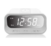 New Majestic SVE-236WI Réveil numérique Blanc