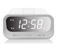 New Majestic SVE-236WI Réveil numérique Blanc Blanc G