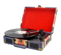 New Majestic tt-43 BT/USB/SD/AX - Platine (Platine de Traction par Courroie, Bleu, Rouge, Blanc, 33,45,78 RPM, Digital, Cartouche en Céramique stéréo, SD)