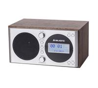 New Majestic WR-162 DAB Numérique Argent, Bois