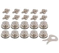 New Marine LOXX Lot de 10 pièces supérieures + vis à tôle 4,2 x 10 + clé