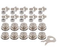 New Marine LOXX Lot de 10 pièces supérieures + vis filetées M5 x 10 + clé