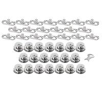 New Marine TENAX Lot de 20 hauts, grandes plaques perforées + clés