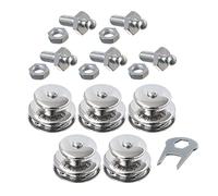 New Marine TENAX Lot de 5 hauts. Grand + vis filetées M5 x 10 mm + clé