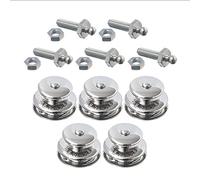 New Marine TENAX Lot de 5 pièces supérieures Grand + vis filetées M5 x 16 mm